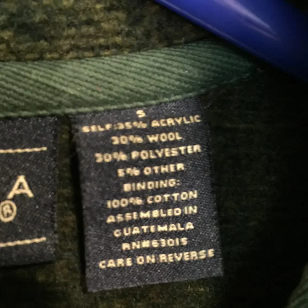 Sonoma wool blend Jacket size Small green - Picture 4 of 6